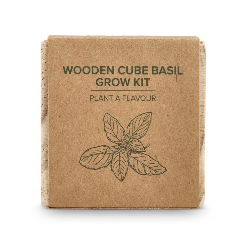 FSC Houten Plantenbak Set – Basilicum