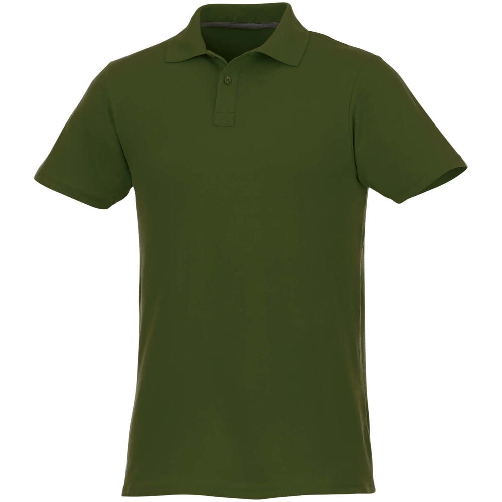 Helios herenpolo met korte mouwen - kopen of bedrukken - Legergroen