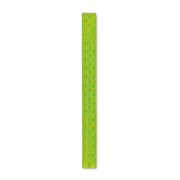 ENROLLO + - Reflecterende armband 32x3cm - bedrukt of onbedrukt verkrijgbaar - Geel