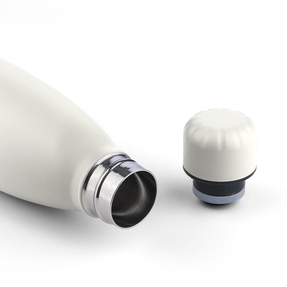 Gerecyclede dubbelwandige drinkfles 500 ml Sunny