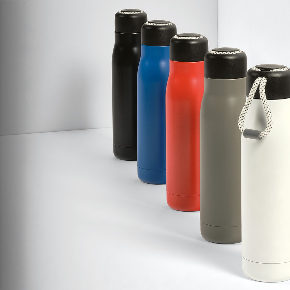 Lena fles gerecycled roestvrij staal 570 ml - voor bedrijven en relatiegeschenken