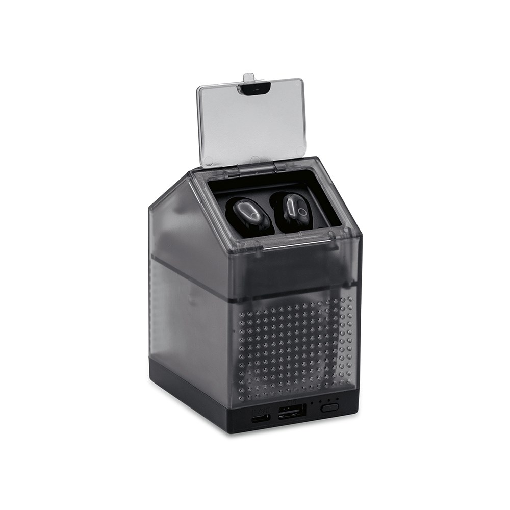 FusionBeat Oordopjes Gerecycled ABS 5 000 mAh - Zwart