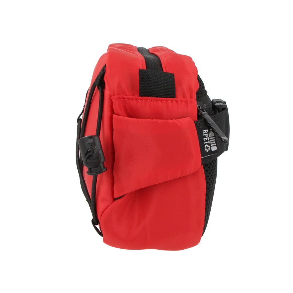 Crossbodytas R-PET met trekkoord