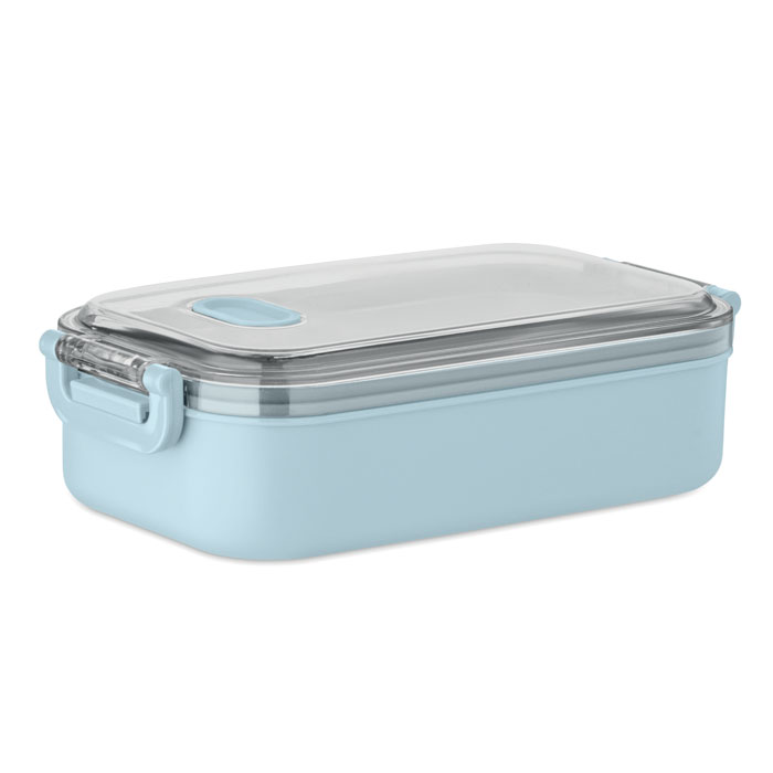 HOAGIE - PP lunchbox - bedrukt of onbedrukt verkrijgbaar - Babyblauw