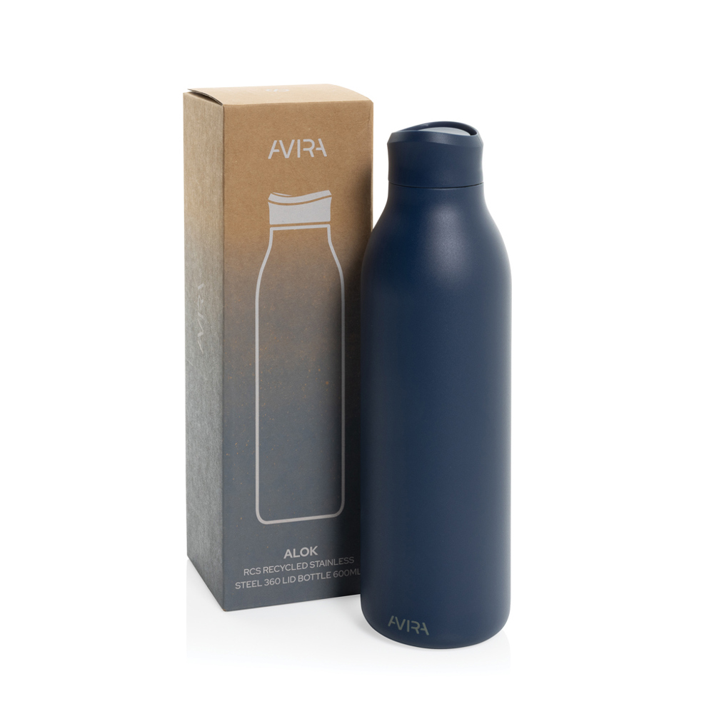 Avira Alok RCS recycled staal 360 waterfles 600ML