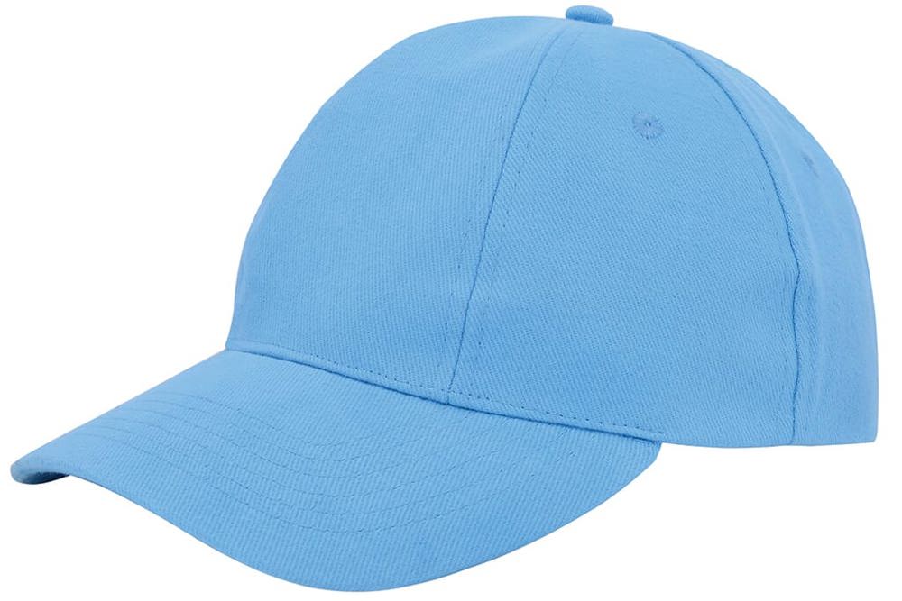 Turned brushed cap - met logo of onbedrukt bestellen - Lichtblauw (PMS 292c) / Lichtblauw