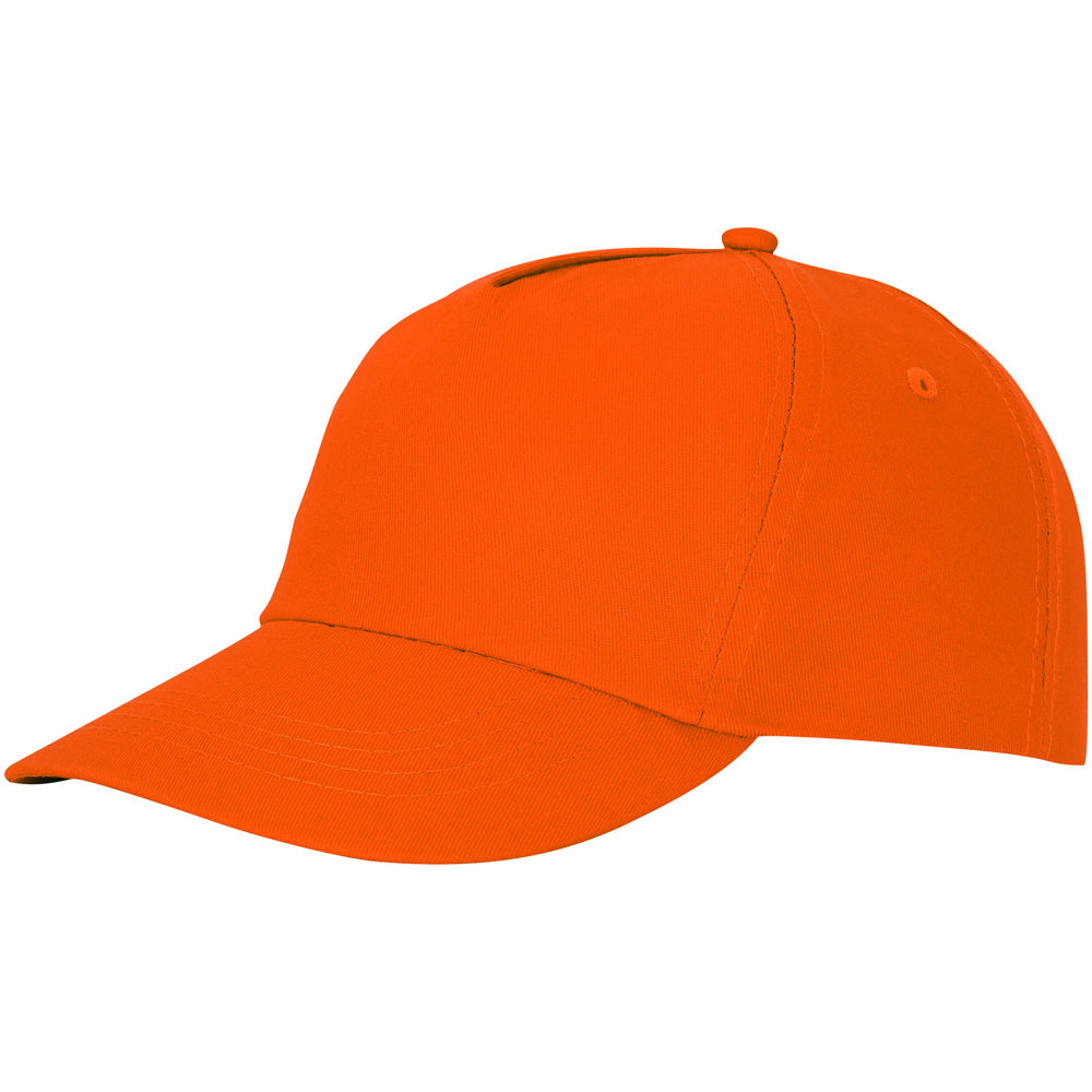 Feniks 5 panel cap - met logo of onbedrukt bestellen - oranje