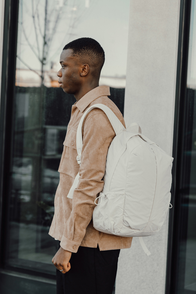 KENTO URBAN RCS recycled nylon 15,6 inch rugzak met voorvak