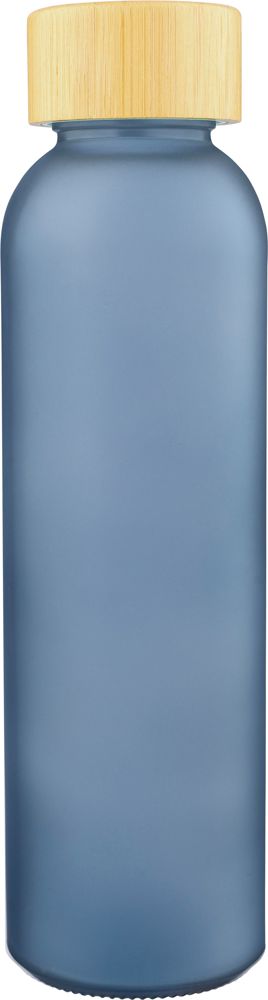 Glazen drinkfles (500 ml) Levi - voor bedrijven en relatiegeschenken - kobaltblauw