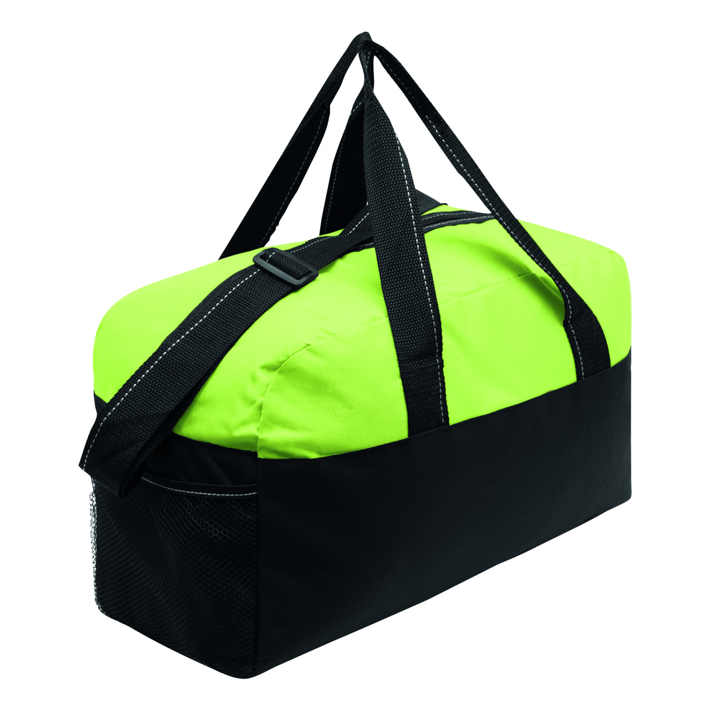 FITNESS - Sporttas - kopen of bedrukken - lichtgroen, zwart