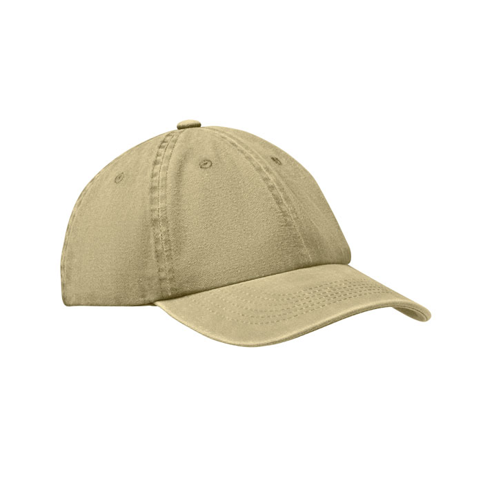 BEAU - 6 panelen baseballcap 265gr/m² - bedrukt of onbedrukt verkrijgbaar - Legergroen