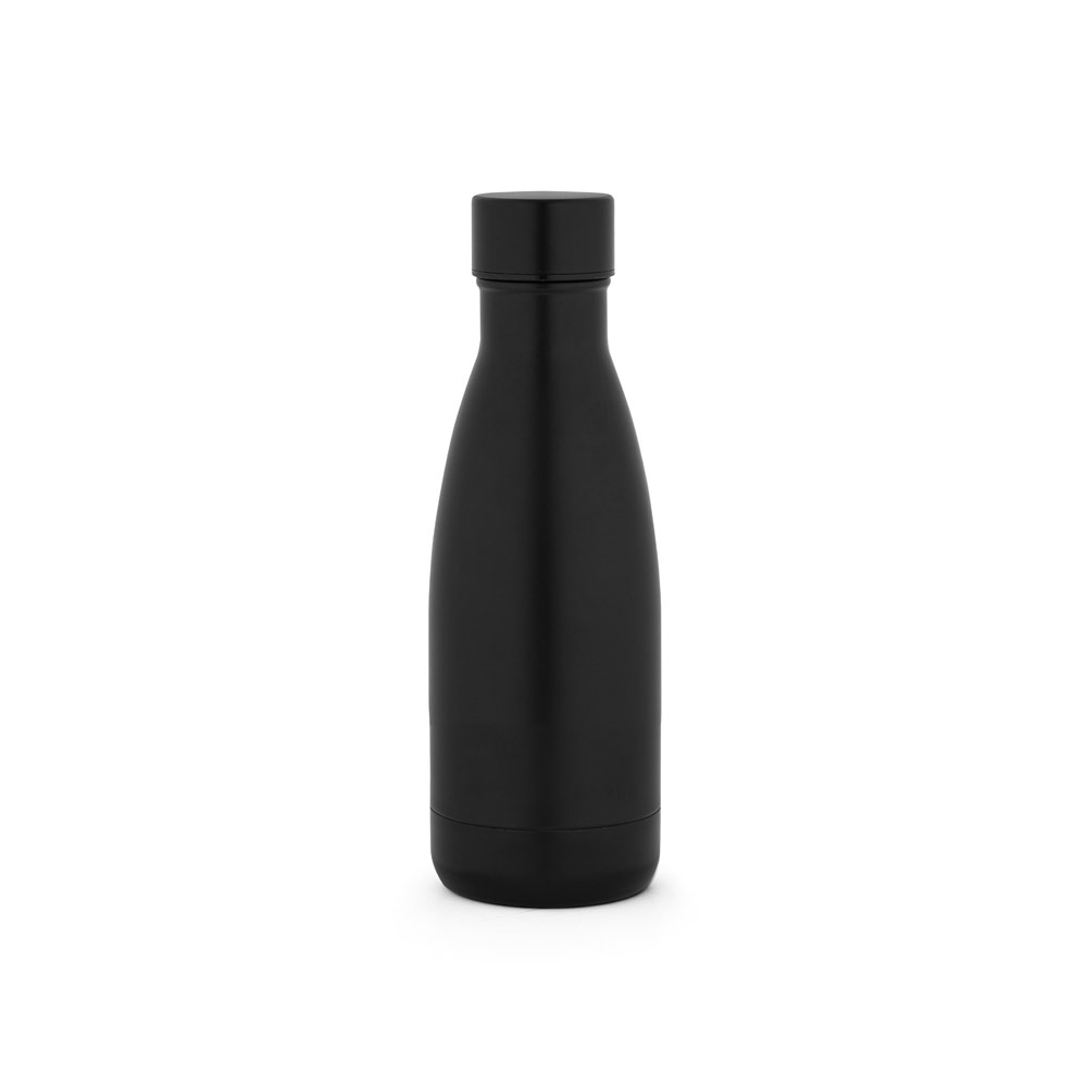 RE-BUFFON S. Thermosfles van 90% gerecycled roestvrij staal 400 ml - kopen of bedrukken - Zwart