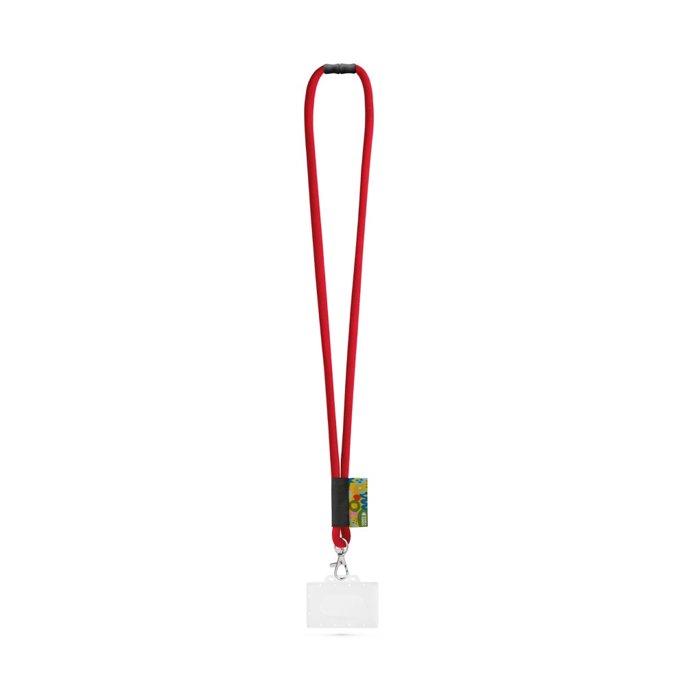 WATFORD. Op maat gemaakte polyamide lanyard - met logo of onbedrukt bestellen - 302 - Rood