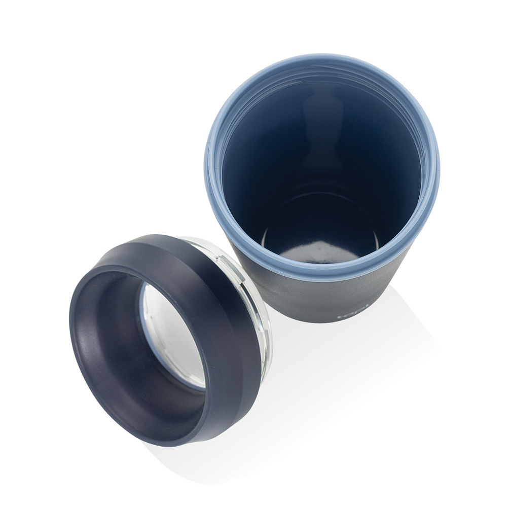 Topl Recycled Plastic To Go beker gepatenteerd 360 Lid 354ml