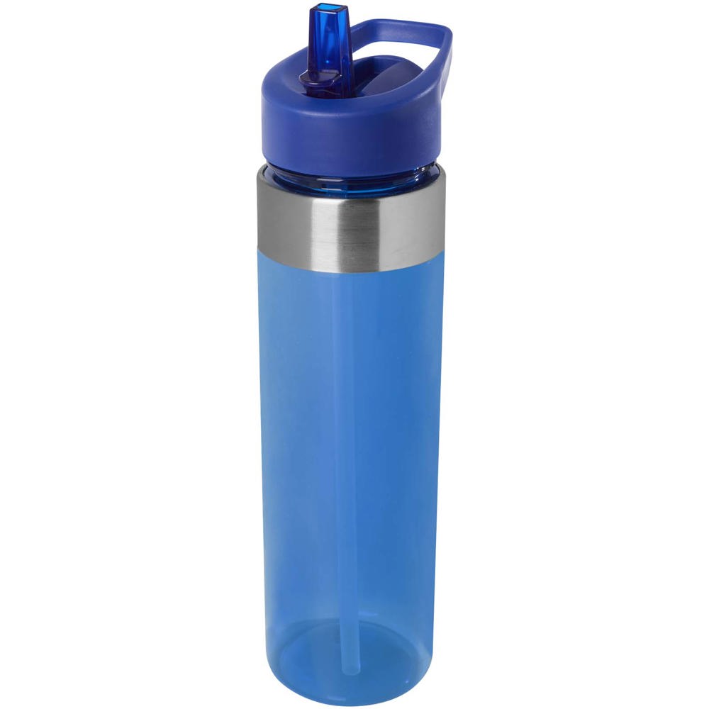 Dylan 650 ml Tritan fles met tuitdeksel - bedrukt of onbedrukt verkrijgbaar - blauw