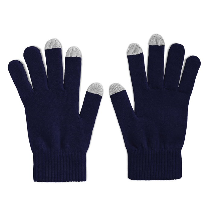 TACTO - Handschoenen voor smartphones - bedrukt of onbedrukt verkrijgbaar - blauw