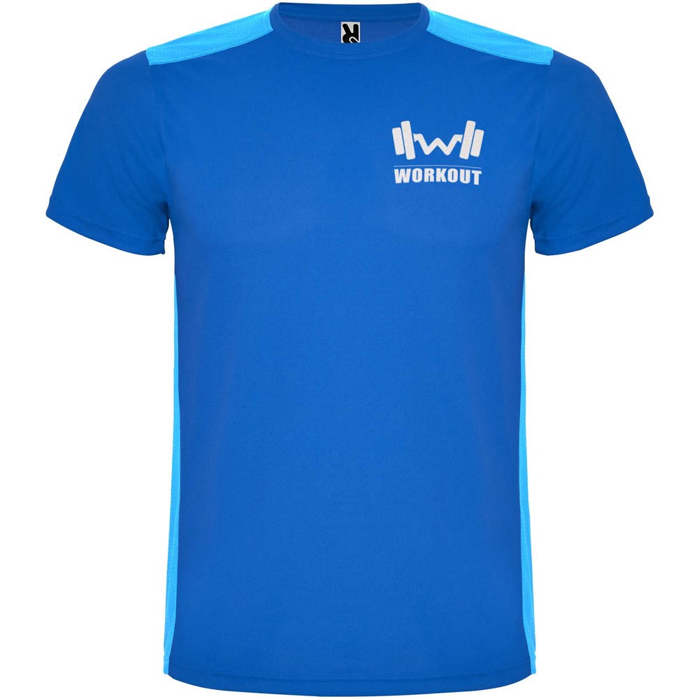 Detroit 130 g/m² unisex sportshirt met korte mouwen