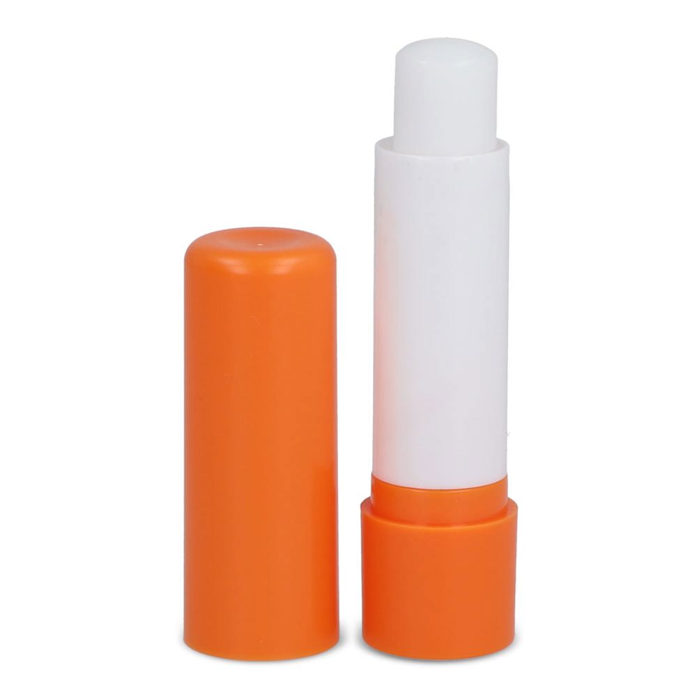 Klassieke lippenbalsemstick gerecycled materiaal - bedrukt of onbedrukt verkrijgbaar - Oranje
