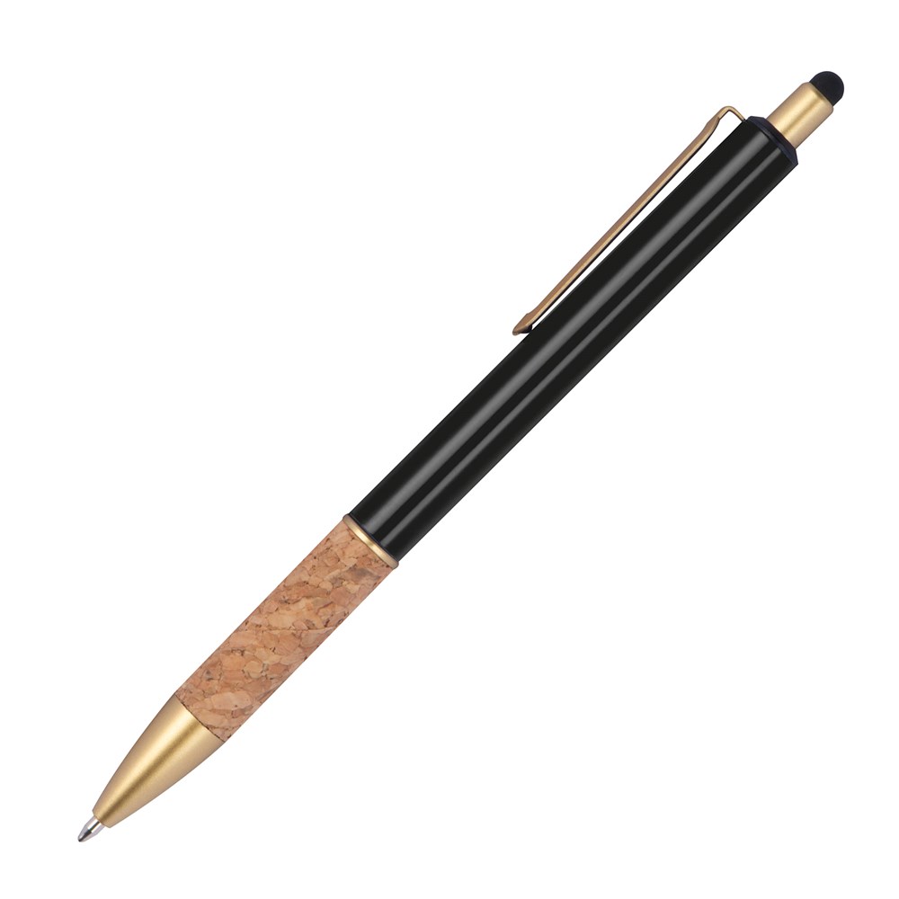 Pen met grip van kurk