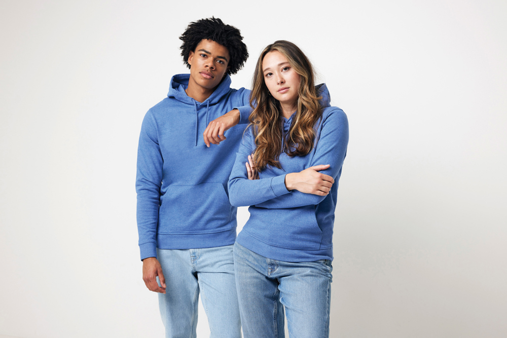 IQONIQ Torres gerecycled katoen hoodie ongeverfd