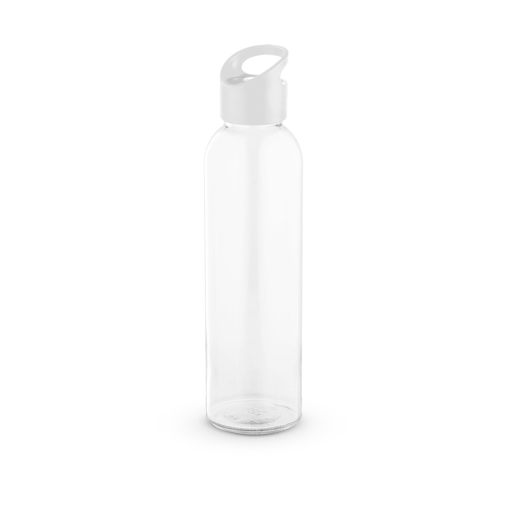 PORTIS GLASS. Glazen fles met PP dop 500 mL - kopen of bedrukken - Wit