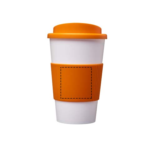 Americano® geïsoleerde beker van 350 ml met handgreep
