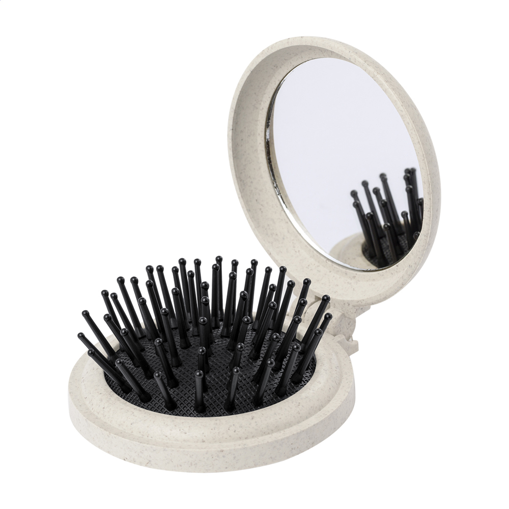 Webrush - spiegel met haarborstel - voor bedrijven en relatiegeschenken
