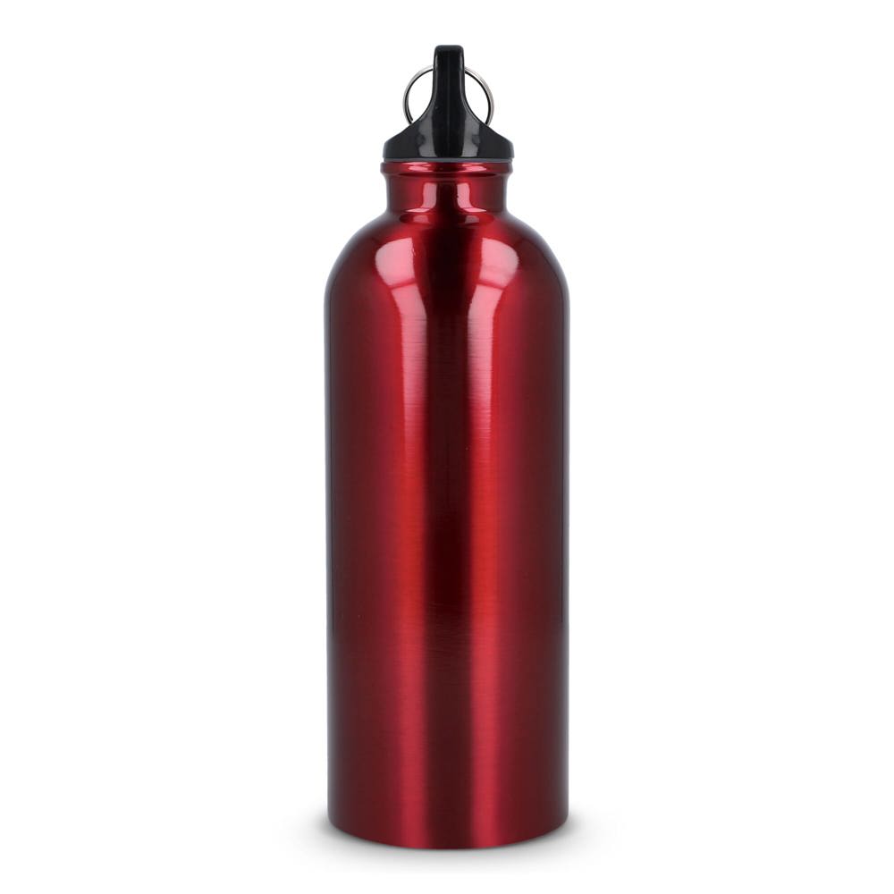 Gerecycled RVS Enkelwandige fles met Karabijnhaak 500ml
