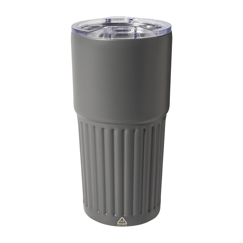 Streaky Tall - thermosbeker - kopen of bedrukken - Donker Grijs
