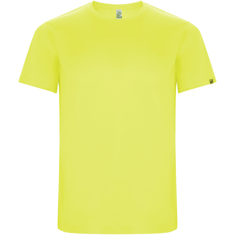 Imola sportshirt met korte mouwen voor kinderen - voor bedrijven en relatiegeschenken - Fluorgeel