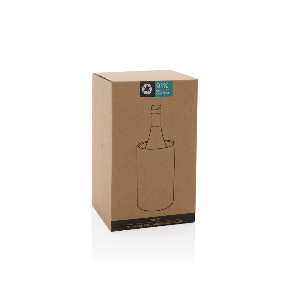 Vino RCS-gecertificeerde gerecyclede rvs wijnkoeler
