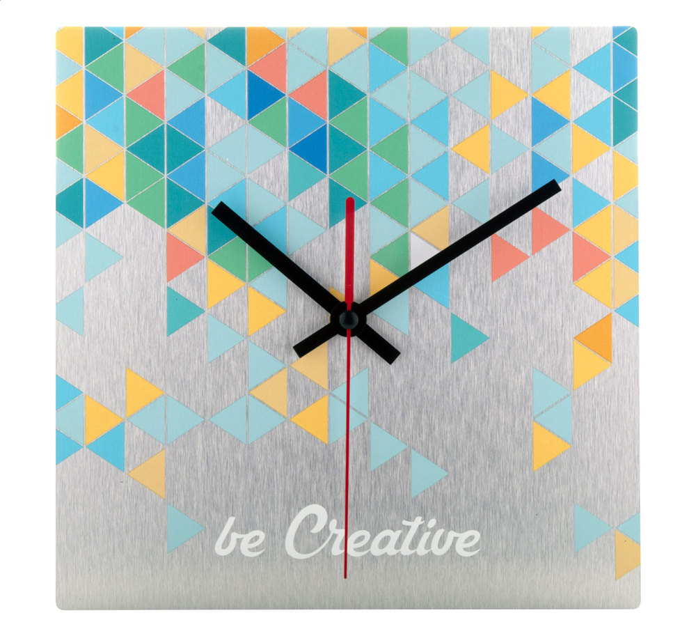 BeTime Alu B - custom made wandklok - voor bedrijven en relatiegeschenken