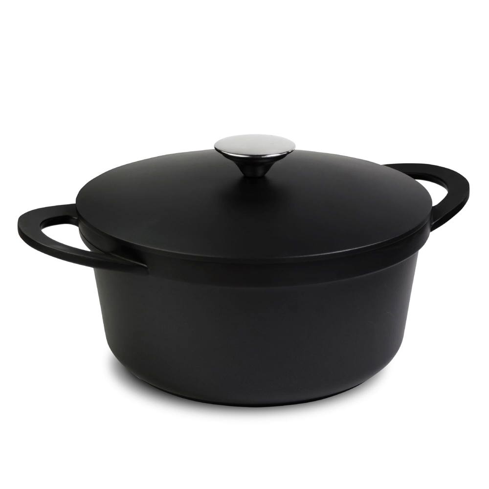 Orrefors Jernverk Aluminium pan 2.5L - bedrukt of onbedrukt verkrijgbaar - zwart