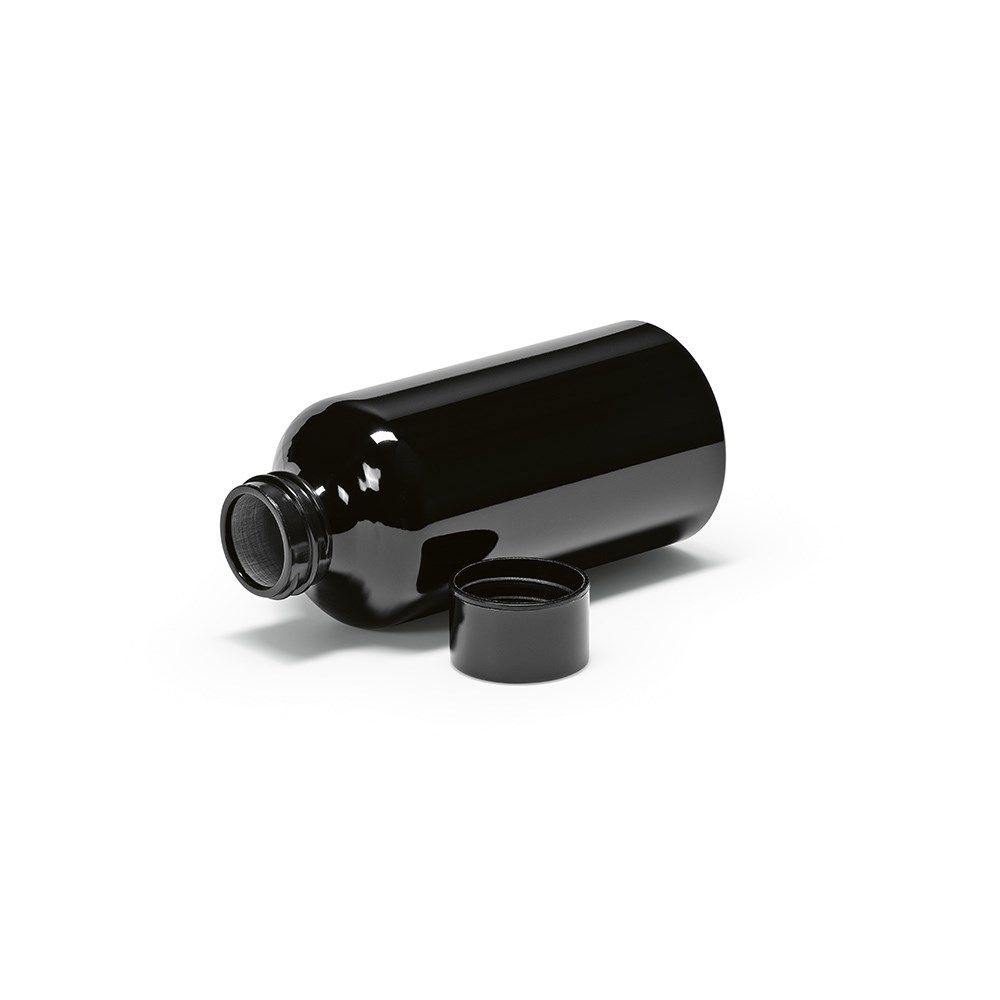 Yukon fles gerecycled aluminium 550 ml - Zwart