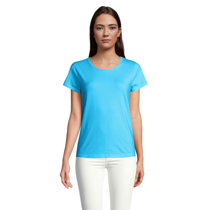 CRUSADER WOMEN - CRUSADER DAMES T-Shirt 150g - kopen of bedrukken - Aqua