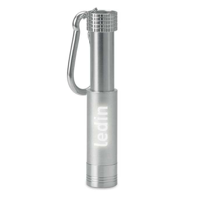 POP LIGHT - Aluminium/ABS LED zaklampje - met logo of onbedrukt bestellen