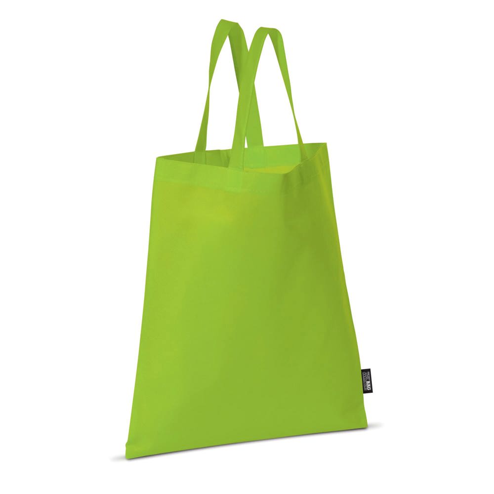 Draagtas non-woven 75g/m² - bedrukt of onbedrukt verkrijgbaar - lichtgroen
