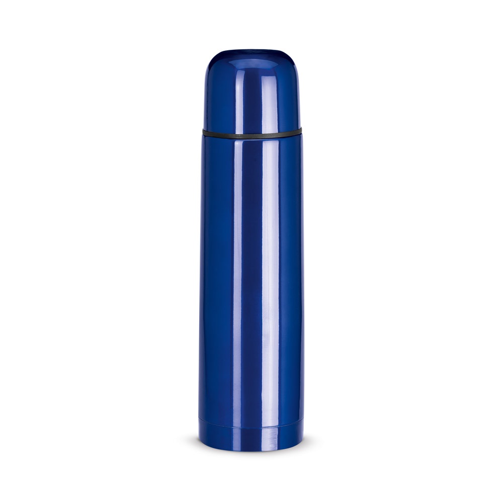 LUKA. 500 mL roestvrijstalen thermosfles - voor bedrijven en relatiegeschenken - Blauw
