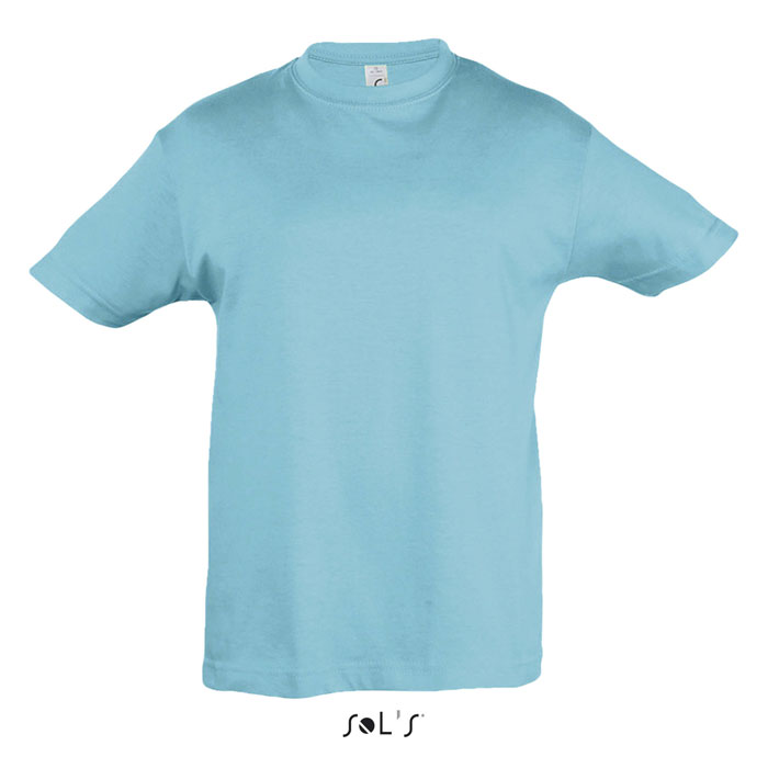 REGENT KIDS - REGENT Kinder t-shirt 150g - bedrukt of onbedrukt verkrijgbaar - Atolblauw
