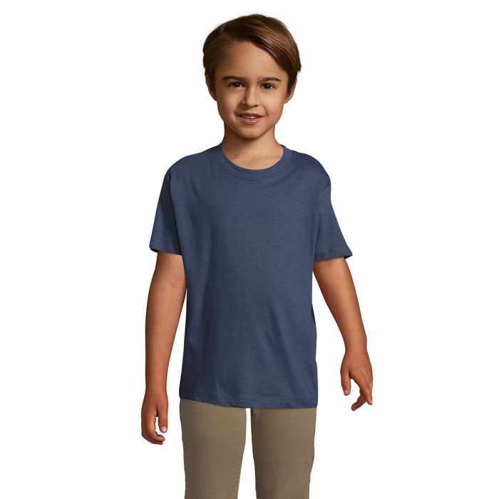 REGENT KIDS - REGENT Kinder t-shirt 150g - bedrukt of onbedrukt verkrijgbaar - Denim