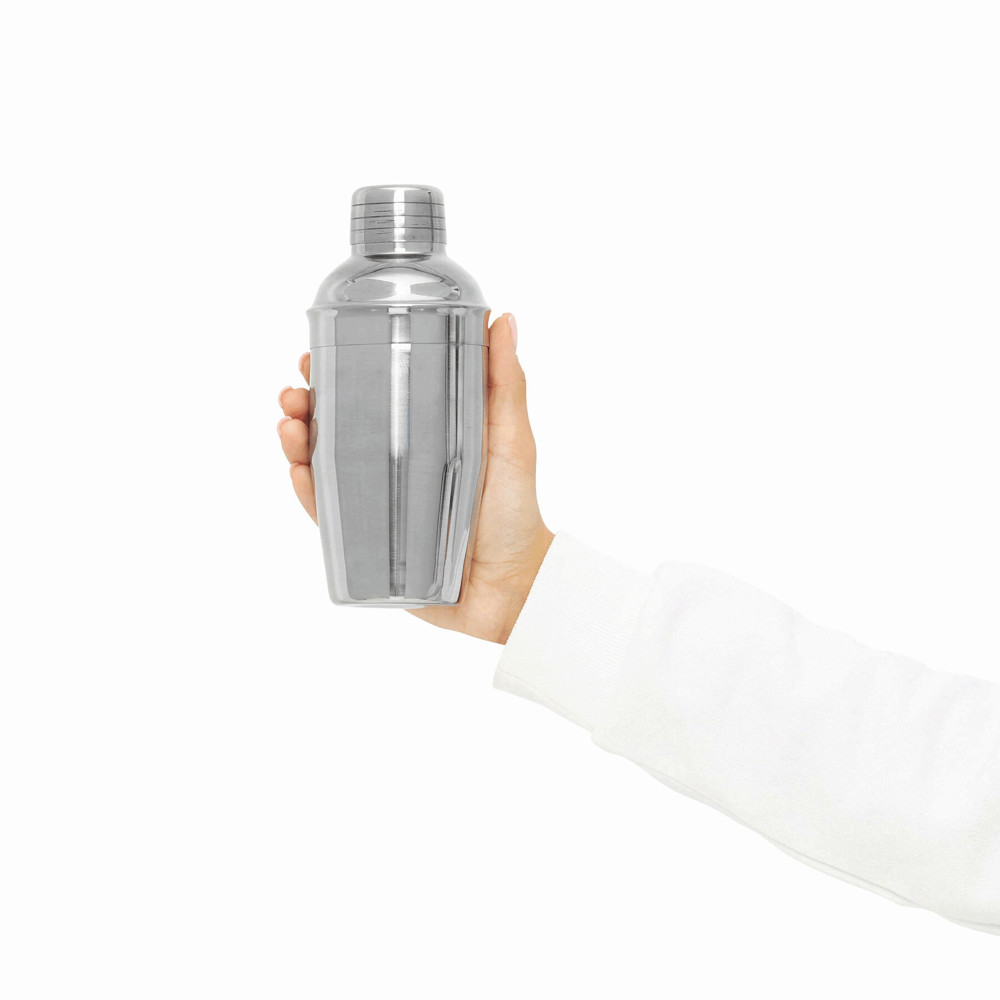 HAPPY HOUR - Cocktail shaker van roestvrij staal - voor bedrijven en relatiegeschenken