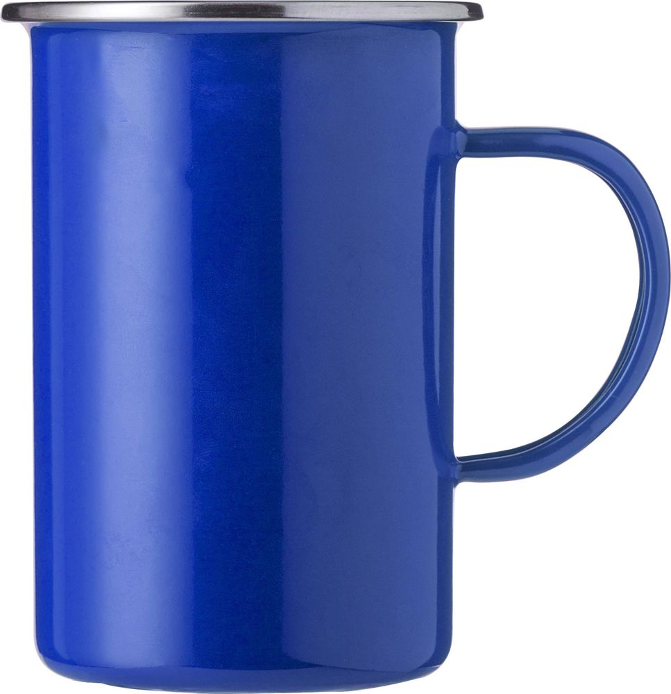 Emaille mok (450 ml) Ayden - voor bedrijven en relatiegeschenken - Blauw