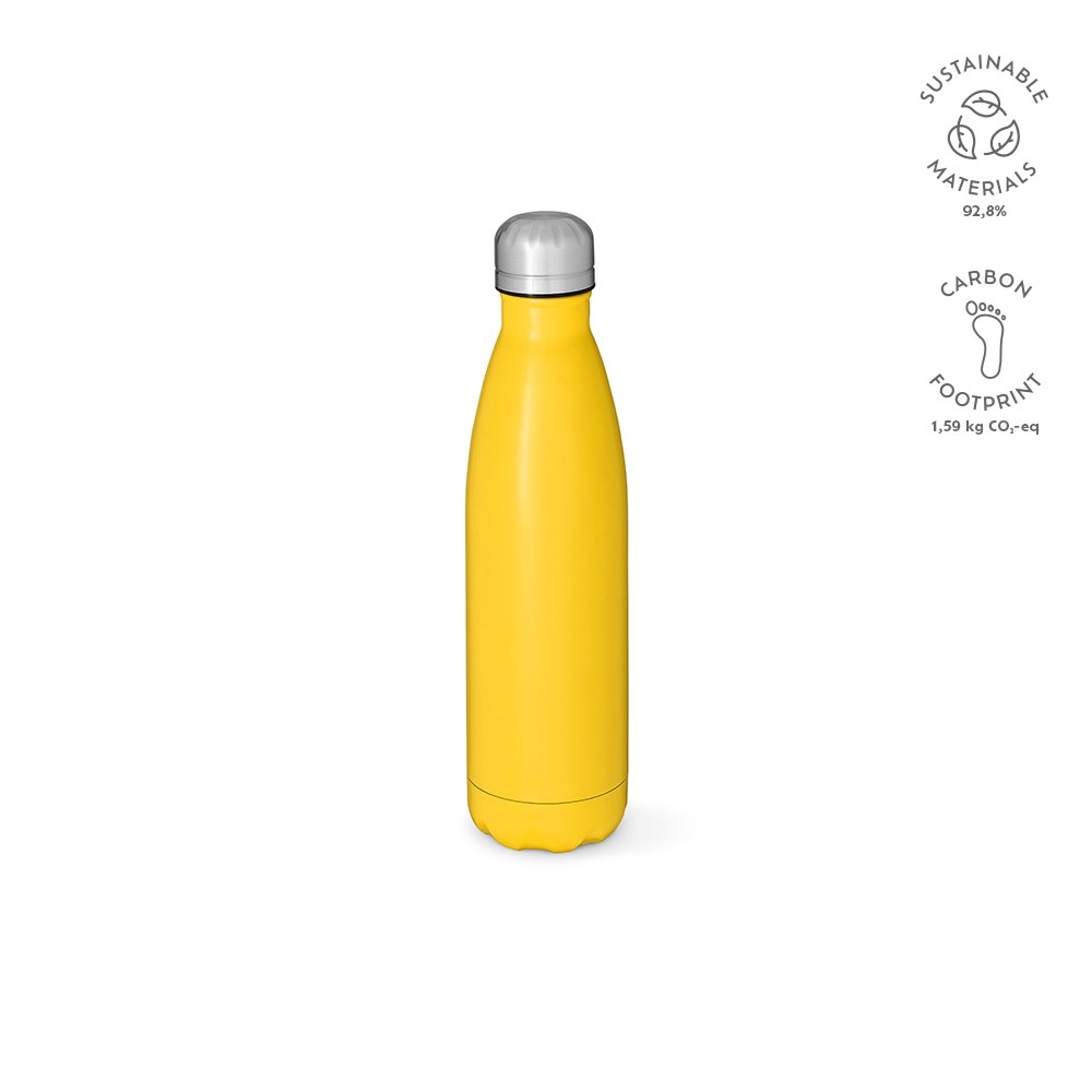 Mississippi 550 fles gerecycled roestvrij staal 535 ml - bedrukt of onbedrukt verkrijgbaar - Donkergeel