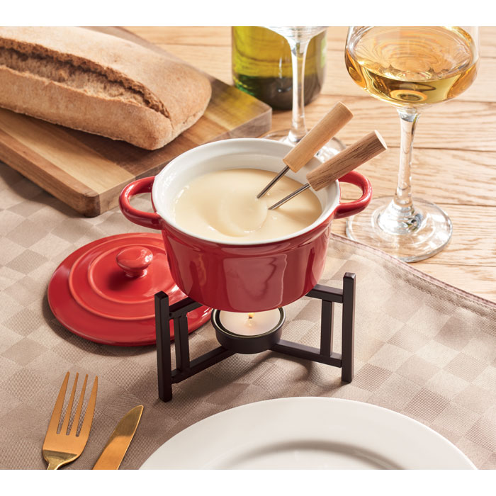 BIG KASE - Keramische fondueset 300ml