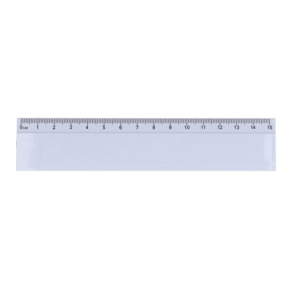 Liniaal 15cm - voor bedrijven en relatiegeschenken - Wit
