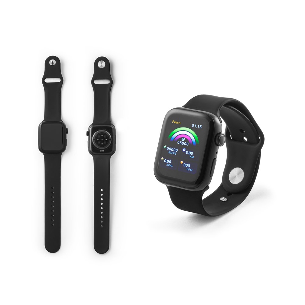 WILES. Smartwatch met 1.85" scherm, IPX4 en een 3-daagse batterijlevensduur en siliconen horlogebandje - kopen