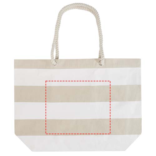 Florida 270 g/m² GRS gerecyclede strandtas 18L