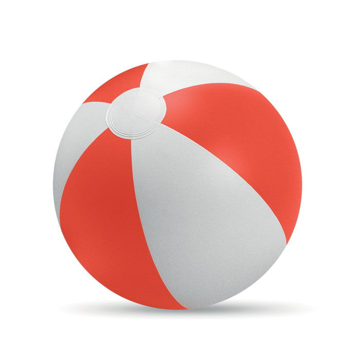 PLAYTIME - Strandbal - bedrukt of onbedrukt verkrijgbaar - rood