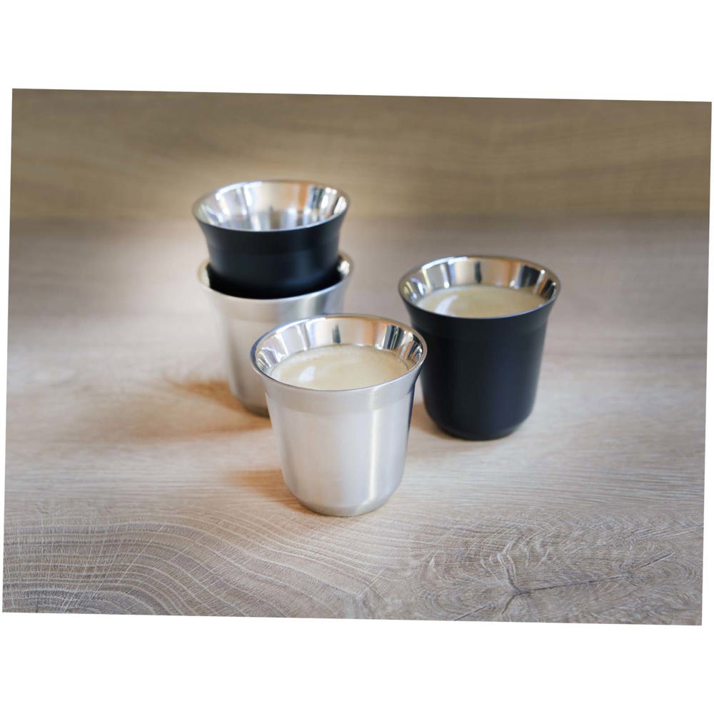 Duo 80 ml RCS gecertificeerde roestvrijstalen espressokopjesset 