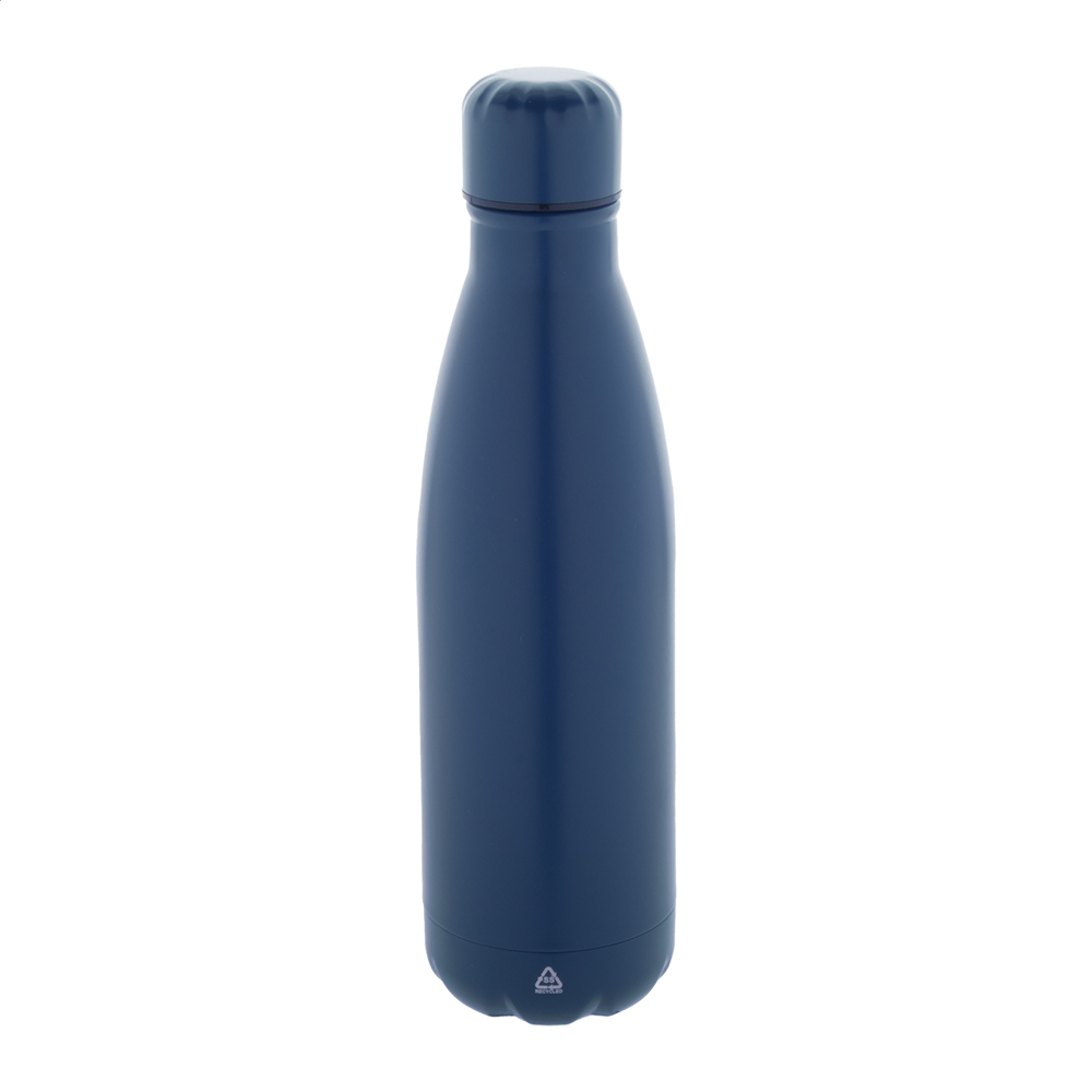 Refill - gerecyclede roestvrijstalen fles - kopen of bedrukken - donker blauw